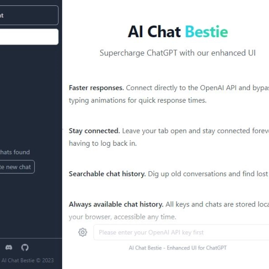 Logo of AI "AI Chat Bestie".