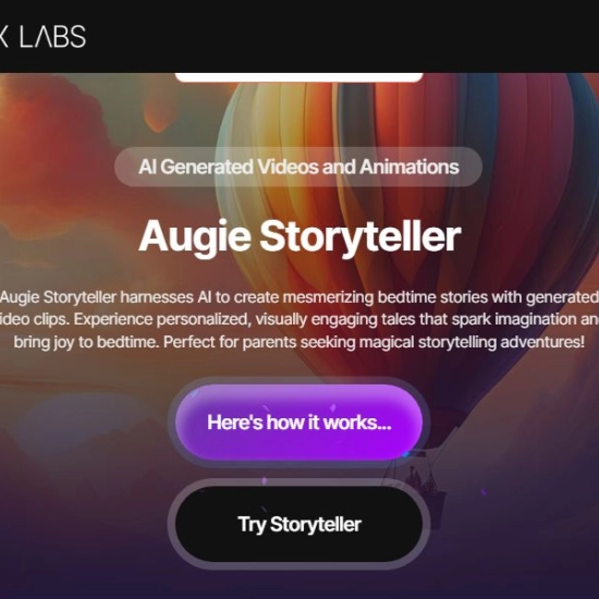 Logo of AI "Augie Storyteller".