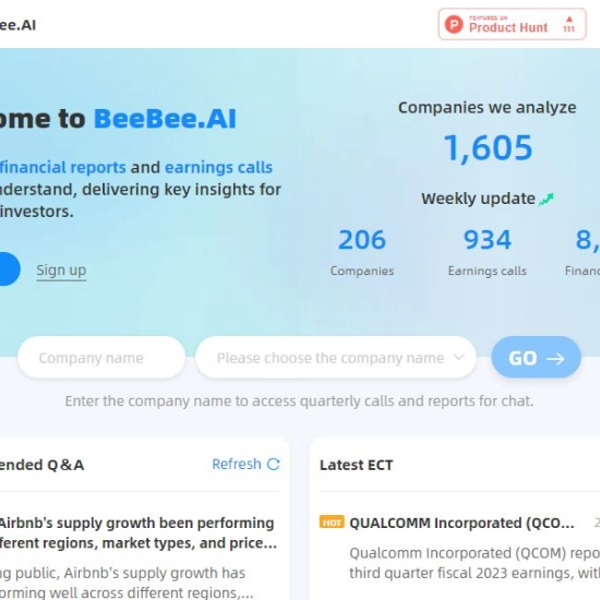 Logo of AI "BeeBee Ai".