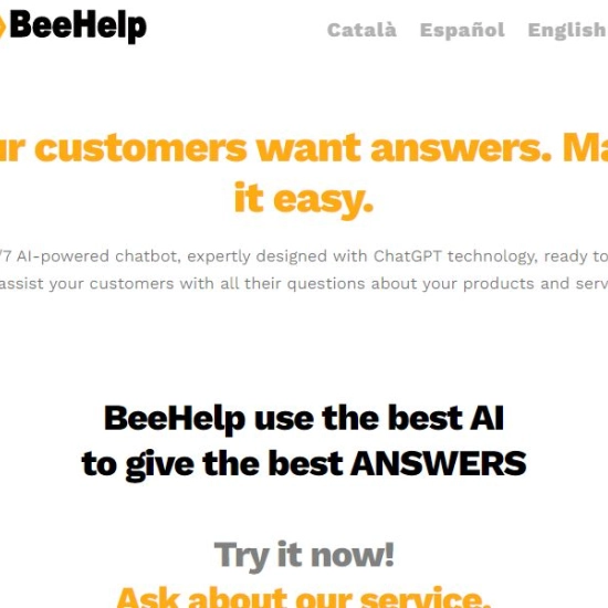 Logo of AI "BeeHelp Assistant".