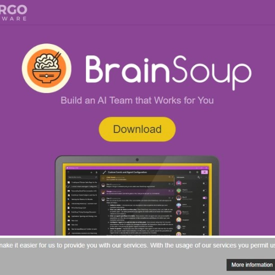 Logo of AI "BrainSoup".