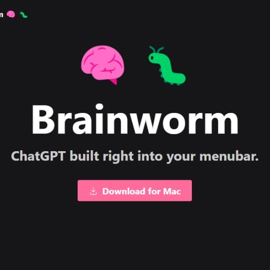 Logo de IA "Brainworm".