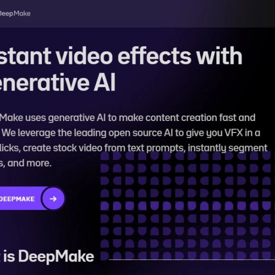 Logo of AI "DeepMake".