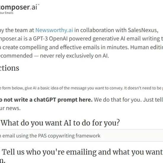 Logo of AI "EmailComposer.ai".