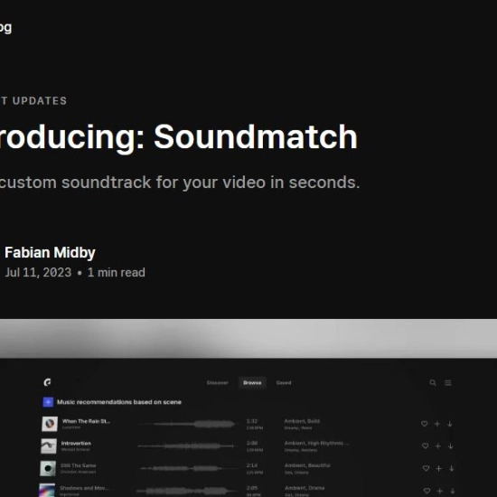 Logo der KI "Epidemic Sound Soundmatch".