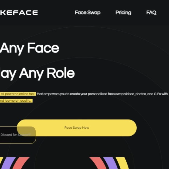 Logo of AI "Fakeface".