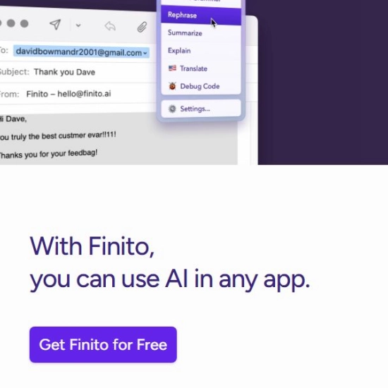 Logo der KI "Finito AI".