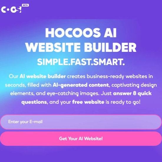 Logo of AI "Hocoos AI Website Builder".