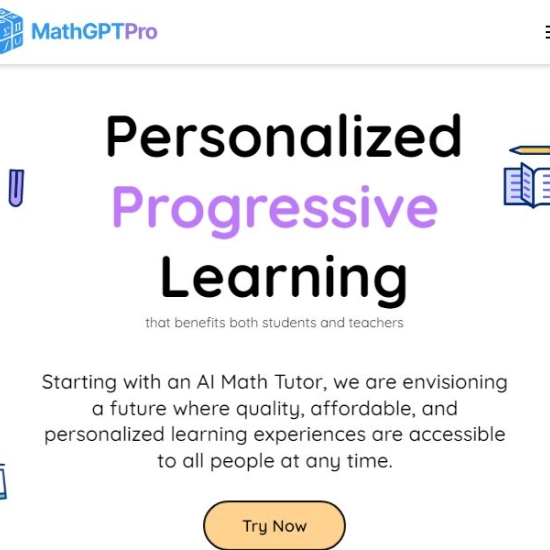 Logo of AI "MathGPTPro".