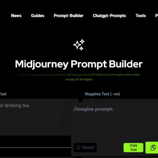 Logo of AI "Midjourney Prompt Builder".