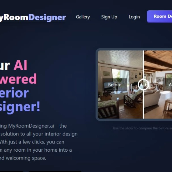 Logo der KI "MyRoomDesigner.ai".