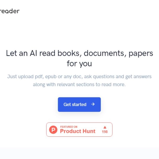 Logo of AI "Myreader AI".