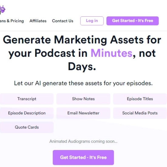 Logo of AI "Podcast Marketing AI".