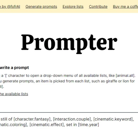 Logo der KI "Prompter".