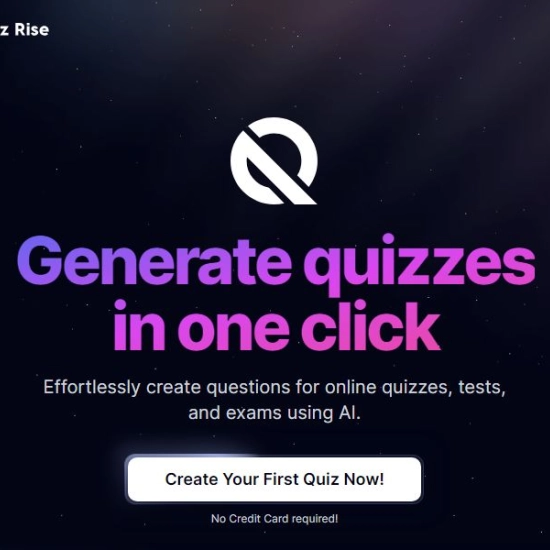 Logo of AI "QuizRise".