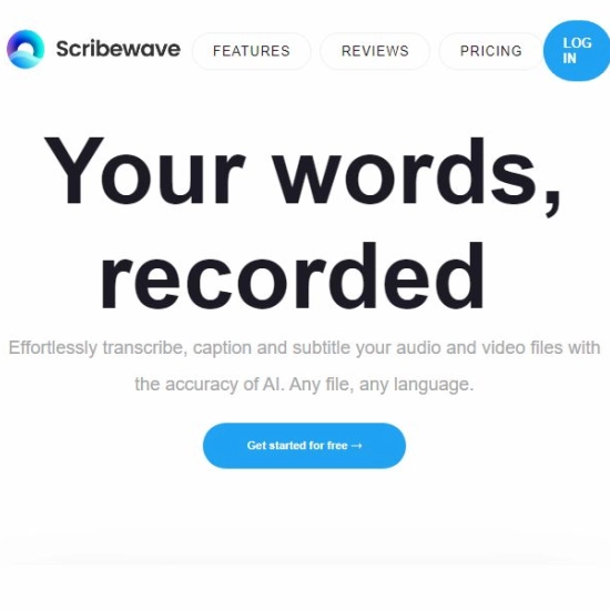 Logo der KI "Scribewave AI".