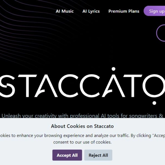 Logo of AI "Staccato".