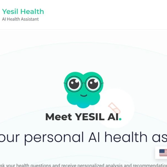 Logo de IA "Yesil Health".