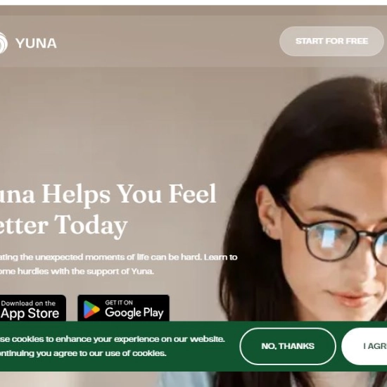 Logo de IA "Yuna App".