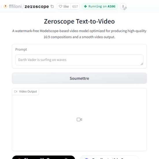 Logo der KI "Zeroscope Text-To-Video".