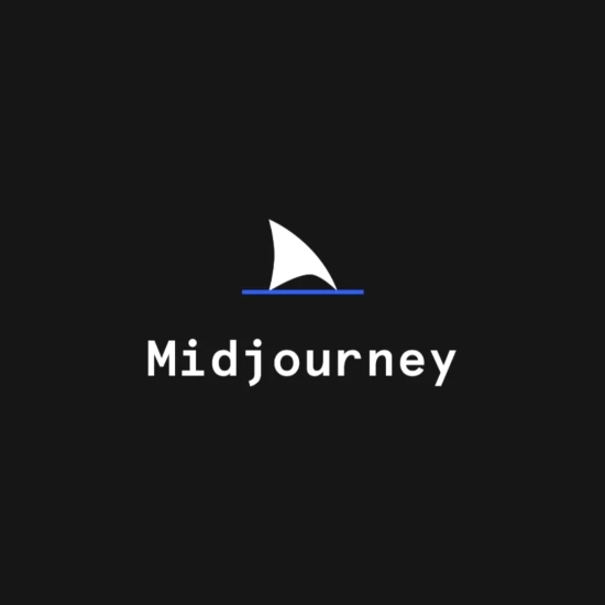 Logo de l'IA "Midjourney".